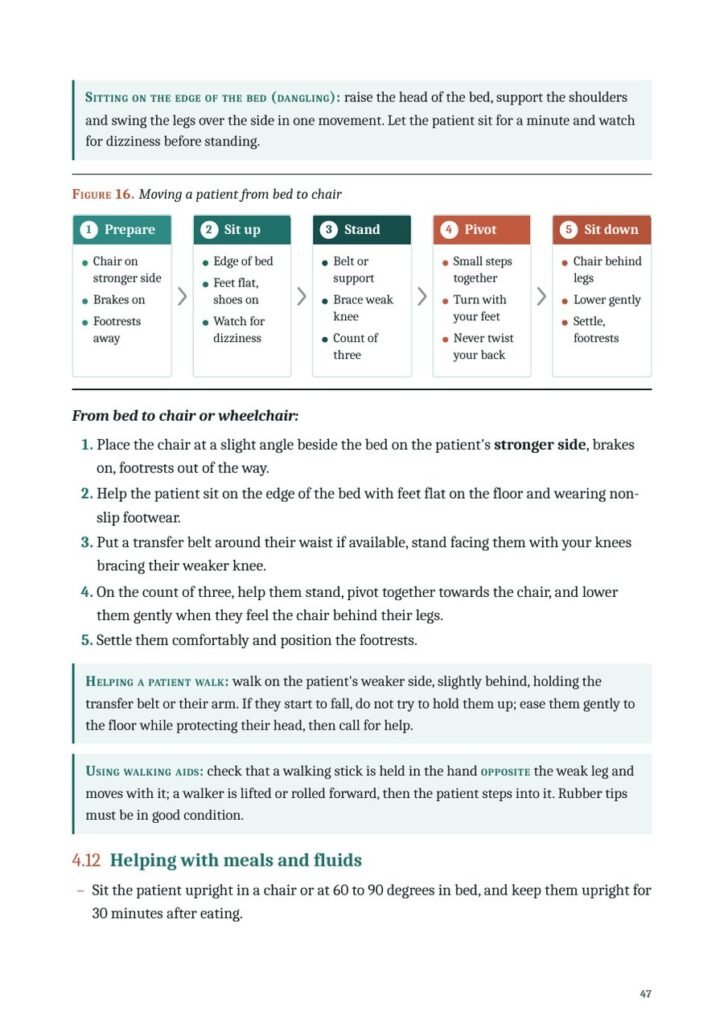 Sample page from Caring Hands